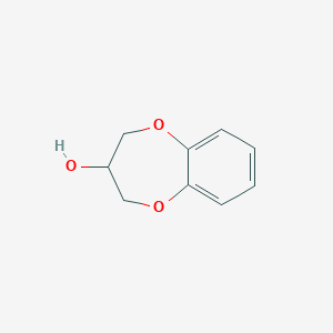 molecular formula C9H10O3 B8717269 3,4-dihydro-2H-benzo[b][1,4]dioxepin-3-ol 