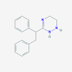 3-(1,2-Diphenylethyl)-1,2,5,6-tetrahydro-1,2,4-triazine