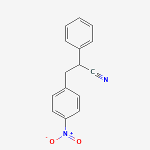 molecular formula C15H12N2O2 B8717295 4-Nitrobenzyl-benzylcyanide 