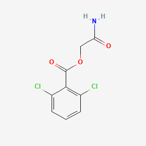 Carbamoylmethyl 2,6-dichlorobenzoate