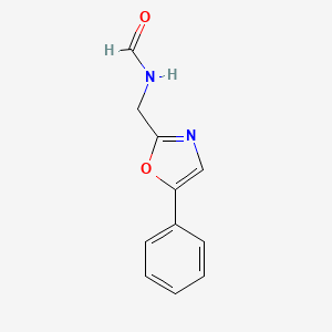 molecular formula C11H10N2O2 B8717309 N-(5-phenyl-2-oxazolylmethyl)formamide 