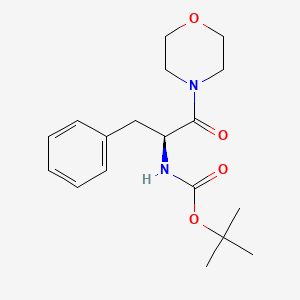 molecular formula C18H26N2O4 B8717328 Boc-L-phenylalanylmorpholine 