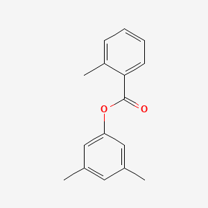 molecular formula C16H16O2 B8717358 o-Toluic acid, 3,5-dimethylphenyl ester CAS No. 62261-94-3