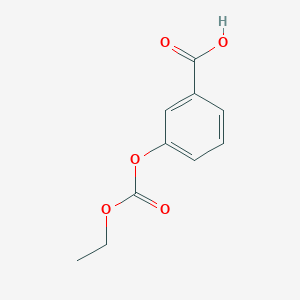 molecular formula C10H10O5 B8717380 3-Ethoxycarbonyloxybenzoic acid CAS No. 80172-02-7