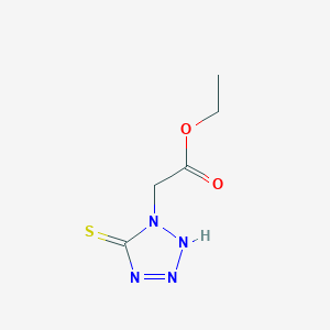 Ethyl 5-mercapto-1H-tetrazol-1-ylacetate