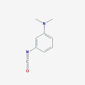 molecular formula C9H10N2O B8717436 3-Dimethylaminophenyl isocyanate CAS No. 31125-04-9