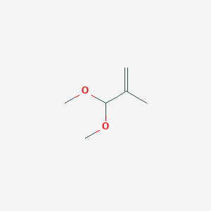 molecular formula C6H12O2 B8717467 Methacrolein dimethyl acetal CAS No. 23230-91-3