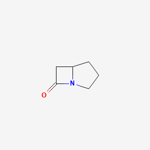 molecular formula C6H9NO B8717520 1-Azabicyclo[3.2.0]heptan-7-one CAS No. 23806-36-2