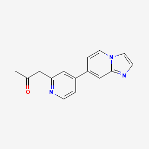 1-(4-Imidazo[1,2-a]pyridin-7-yl-pyridin-2-yl)-propan-2-one