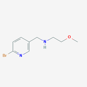 N-[(6-Bromo-3-pyridyl)methyl]-2-methoxyethanamine