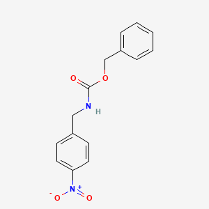 molecular formula C15H14N2O4 B8717743 benzyl N-[(4-nitrophenyl)methyl]carbamate CAS No. 39896-94-1