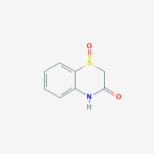 molecular formula C8H7NO2S B8717759 2H-1,4-Benzothiazin-3(4H)-one 1-oxide 
