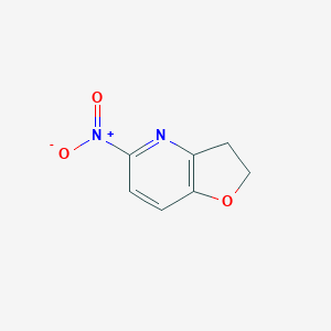molecular formula C7H6N2O3 B8717774 5-Nitro-2,3-dihydrofuro[3,2-b]pyridine 