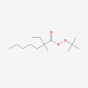 B8717799 Tert-butyl 2-ethyl-2-methylheptaneperoxoate CAS No. 35432-78-1