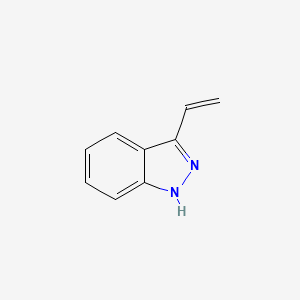 molecular formula C9H8N2 B8717809 3-ethenyl-1H-indazole 
