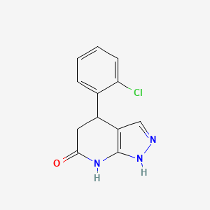4-(2-Chloro-phenyl)-2,4,5,7-tetrahydro-pyrazolo[3,4-b]pyridin-6-one