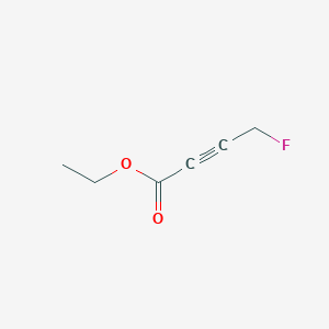 molecular formula C6H7FO2 B8718176 Ethyl 4-fluorobut-2-ynoate CAS No. 76480-93-8