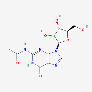 molecular formula C12H15N5O6 B8718190 N-Acetyl Guanosine CAS No. 21967-06-6