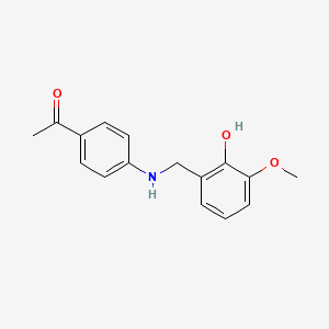 4'-(2-Hydroxy-3-methoxybenzylamino)acetophenone