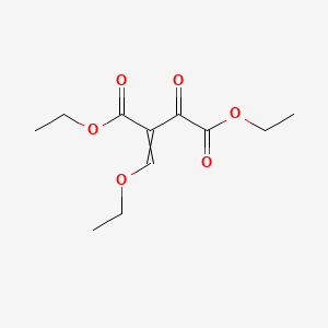 molecular formula C11H16O6 B8718237 Diethyl 2-(ethoxymethylidene)-3-oxobutanedioate CAS No. 55130-39-7