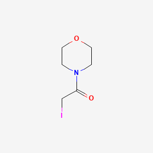 molecular formula C6H10INO2 B8718263 2-Iodo-1-morpholin-4-yl-ethanone 