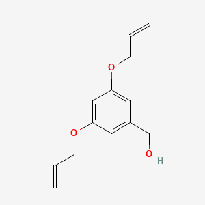 molecular formula C13H16O3 B8718269 {3,5-Bis[(prop-2-en-1-yl)oxy]phenyl}methanol CAS No. 177837-80-8