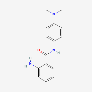 molecular formula C15H17N3O B8718275 2-Amino-N-[4-(dimethylamino)phenyl]benzamide 