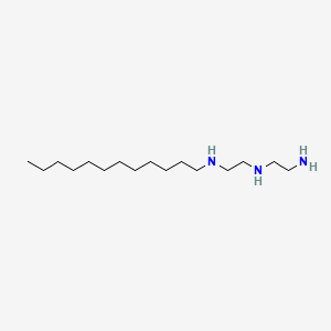 molecular formula C16H37N3 B8718288 N-Lauryldiethylenetriamine CAS No. 28779-19-3