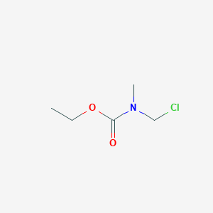 molecular formula C5H10ClNO2 B8718303 Ethyl (chloromethyl)(methyl)carbamate CAS No. 6807-45-0