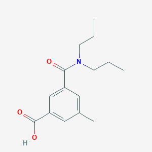 molecular formula C15H21NO3 B8718394 5-methyl-N,N-dipropylisophthalamic acid CAS No. 388072-25-1