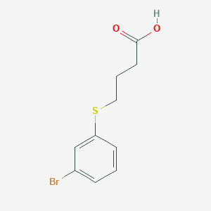 molecular formula C10H11BrO2S B8718411 4-((3-Bromophenyl)thio)butanoic acid 