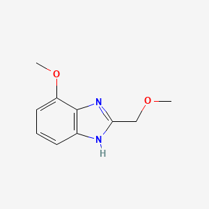 4-methoxy-2-(methoxymethyl)-1H-benzo[d]imidazole