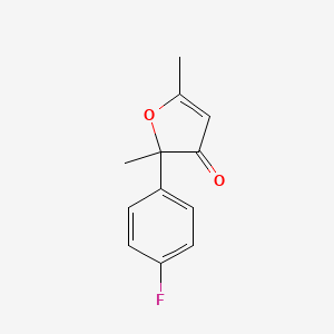 2-(4-Fluorophenyl)-2,5-dimethylfuran-3(2H)-one
