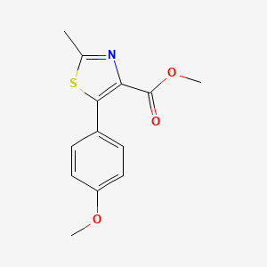 5-(4-Methoxy-phenyl)-2-methyl-thiazole-4-carboxylic acid methyl ester