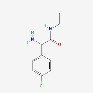 2-amino-2-(4-chlorophenyl)-N-ethylacetamide