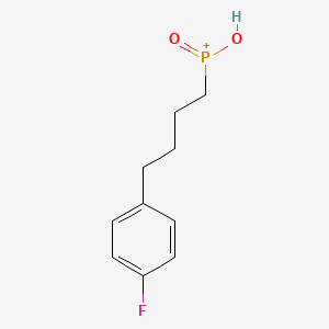 [4-(4-Fluorophenyl)butyl]phosphinic acid