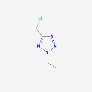 molecular formula C4H7ClN4 B8718638 5-(chloromethyl)-2-ethyl-2H-tetrazole 