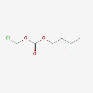 molecular formula C7H13ClO3 B8718690 Chloromethyl 3-methylbutyl carbonate CAS No. 89838-66-4