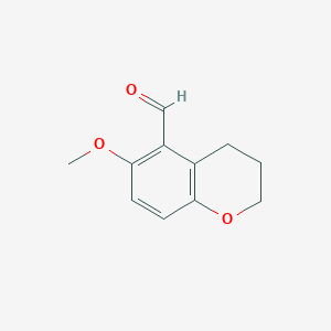 6-Methoxy-3,4-dihydrobenzopyran-5-carboxaldehyde