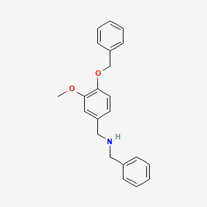 N-benzyl-4-(benzyloxy)-3-methoxybenzylamine