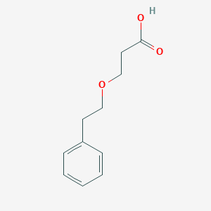 molecular formula C11H14O3 B8718868 3-(2-Phenylethoxy)propanoic acid CAS No. 155526-40-2