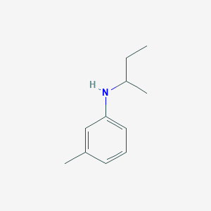 molecular formula C11H17N B8718872 N-(Butan-2-yl)-3-methylaniline 