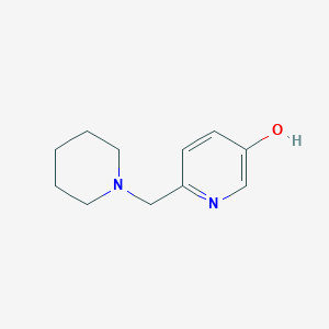 molecular formula C11H16N2O B8718877 6-Piperidin-1-ylmethyl-pyridin-3-ol 