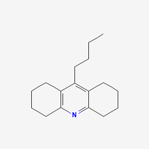 molecular formula C17H25N B8718922 Acridine, 9-butyl-1,2,3,4,5,6,7,8-octahydro- CAS No. 99922-90-4