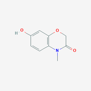 molecular formula C9H9NO3 B8718954 7-hydroxy-4-methyl-2H-1,4-benzoxazin-3-one 