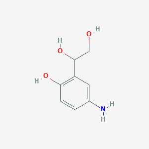 1-(5-Amino-2-hydroxyphenyl)ethane-1,2-diol