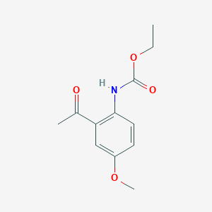 Ethyl (2-acetyl-4-methoxyphenyl)carbamate