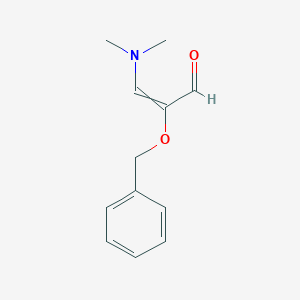 molecular formula C12H15NO2 B8719101 2-Benzyloxy-3-dimethylamino-acrolein 