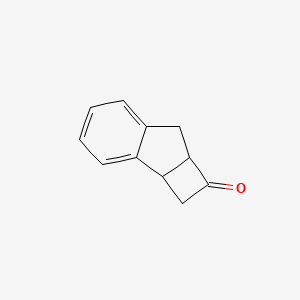molecular formula C11H10O B8719110 2,2a,7,7a-Tetrahydro-1H-cyclobuta[a]inden-1-one CAS No. 31996-70-0