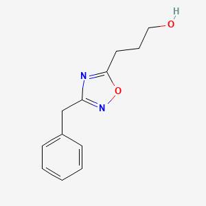 3-[3-(Phenylmethyl)-1,2,4-oxadiazol-5-yl]-1-propanol